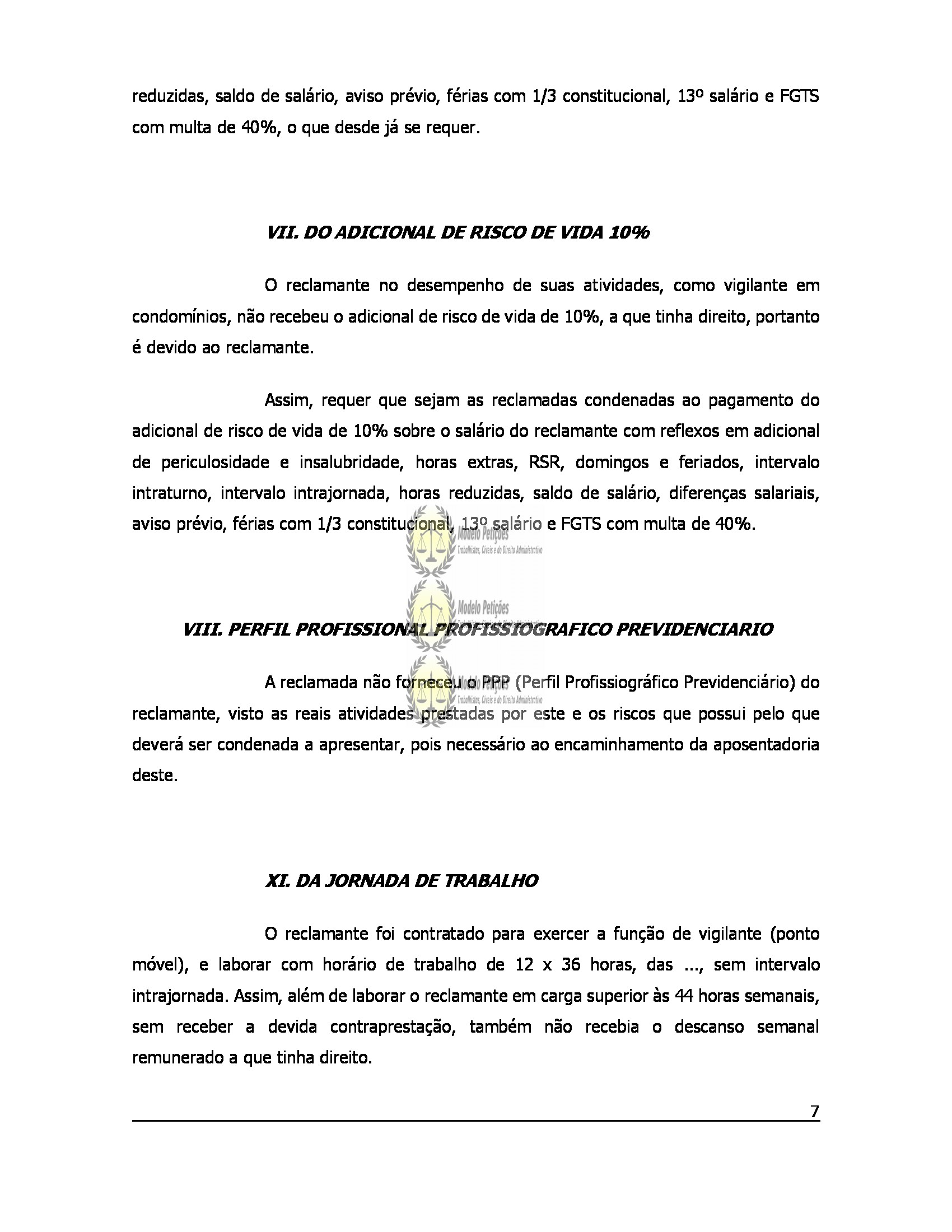 Contesta O Da Reclamada Reclamat Ria Trabalhista Negativa De Vinculo